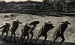 大同王朝壁画北魏庖厨宴和元代风景人物