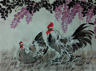 邵东君国画作品