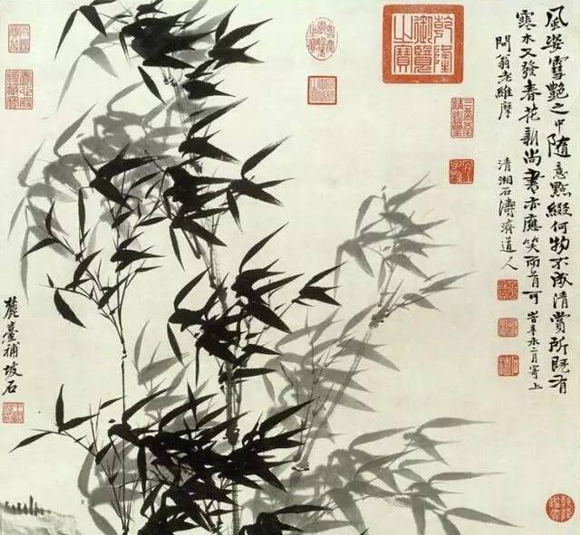 一代大师画竹——石涛