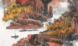 丁荣的现代中国画展10月8日上海国家电影节开幕