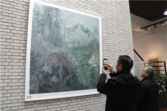 翰逸神飞——鲁双喜工笔画品鉴展在松美术馆成功举办