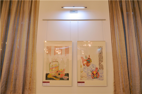 常美娟国画艺术亮相斯洛伐克驻华大使馆