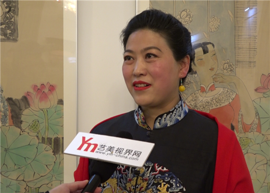 常美娟国画艺术亮相斯洛伐克驻华大使馆