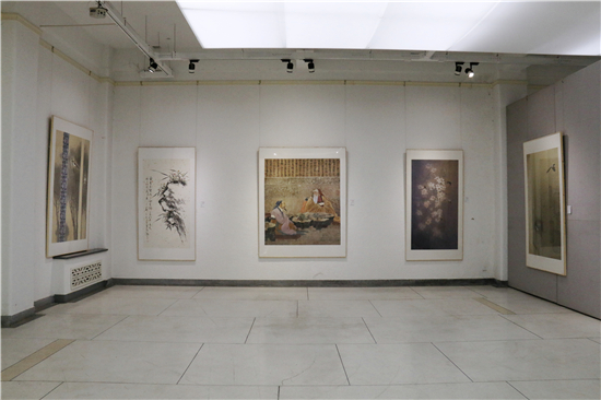 中国生态文明万里行走进宋庄——抱朴守真浑然天成 解天成书画作品展在京开幕