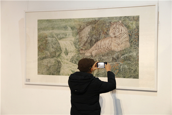 翰逸神飞——鲁双喜工笔画品鉴展在松美术馆成功举办